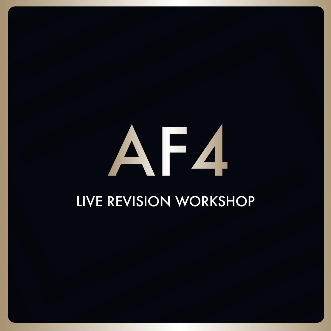 AF4 Live Revision Workshop – L&D Digital